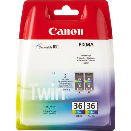 Canon CLI-36 Twin-Pack Color tintapatron