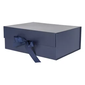 Díszdoboz PROMO összehajtható 29x22x10,5 cm sötétkék