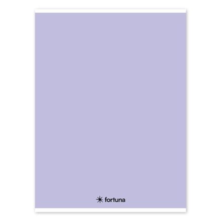 Füzet vonalas FORTUNA Monocolor A/4 32 lapos 81-32 pasztell lila