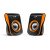 Genius SP-Q180 Speaker Black/Orange