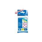 Brother TZe-MPRG31 laminált P-touch szalag (12mm) Black on Red Checkered - 4m