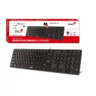 Genius SlimStar 126 keyboard Black HU