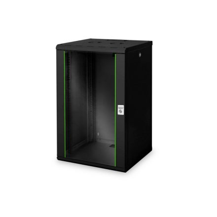 Digitus DN-19 20U-6/6-SW Falra szerelhető Rackszekrény Black