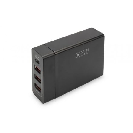 Digitus 4-Port USB Charger, 72W, 1xUSB-C (Power Delivery),