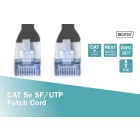 Digitus CAT5e SF-UTP Patch Cable 2m Black