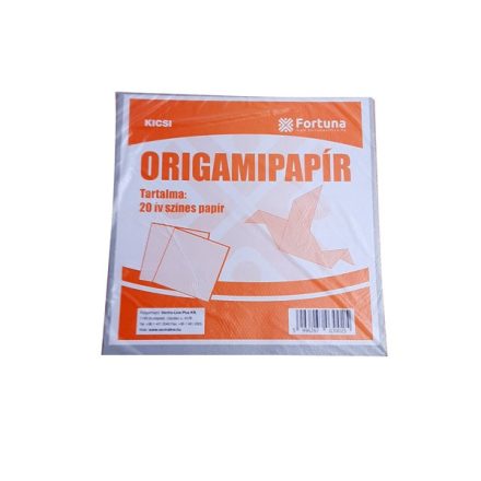 Origami papír FORTUNA 20 lapos 20x20 cm