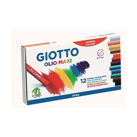 Olajpasztell kréta GIOTTO Olio Maxi 11mm 12db/ készlet
