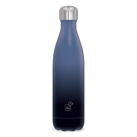 Kulacs duplafalú ARS UNA fém BPA-mentes 500 ml kék-fekete
