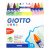 Zsírkréta GIOTTO Cera kerek hegyezett 8mm 12 színű