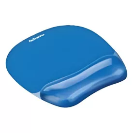   Egéralátét géltöltésű csuklótámasszal FELLOWES Crystal Gel kék