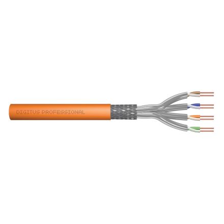 Digitus CAT7 S-FTP Installation Cable 100m Orange