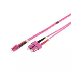 Digitus DK-2532-01-4 száloptikás kábel 1 M I-VH OM4 Violet