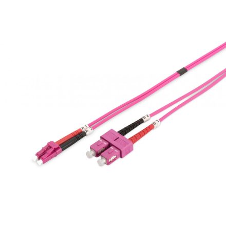 Digitus FO patch cord, duplex, LC to SC