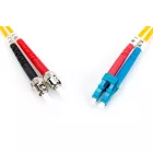 Digitus DK-2931-03 száloptikás kábel 3 M LC ST I-VH OS2 Yellow