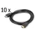 Assmann HDMI High Speed connection cable, type A 2m Black (10-pack)