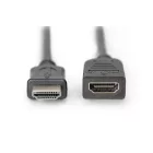 Assmann HDMI High Speed extension cable, type A 2m Black