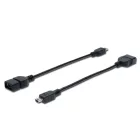 Assmann USB 2.0 adapter cable, OTG, type mini B - A