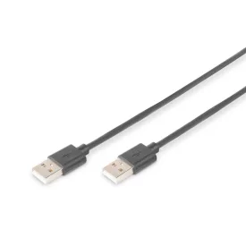 Assmann USB 2.0 connection cable, type A 1m Black