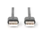 Assmann USB 2.0 connection cable, type A 1m Black