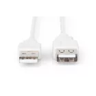 Assmann USB 2.0 extension cable, type A 1,8m Beige