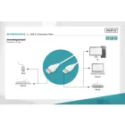 Assmann USB 2.0 extension cable, type A 1,8m Beige