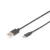 Assmann USB connection cable, type  A - microUSB 1,8m Black