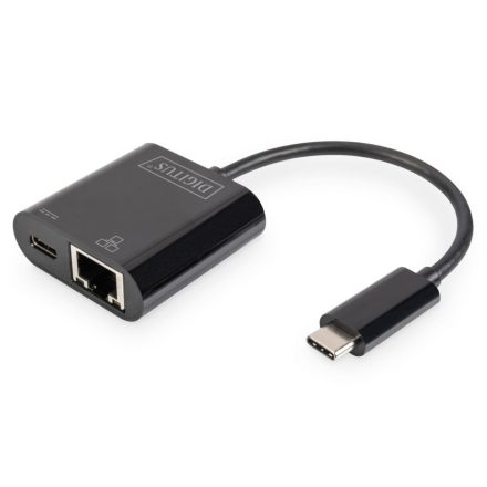 Digitus USB-Type-C Gigabit Ethernet Adapter + PD