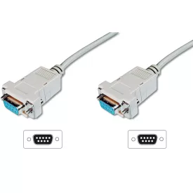Assmann AK-610100-030-E soros kábel 3m DB-9 Beige