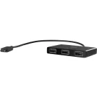 HP USB-C to USB-A Hub 3port Black