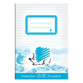 Füzet vonalas ICO Süni A/5 21-32 4-8.osztályos
