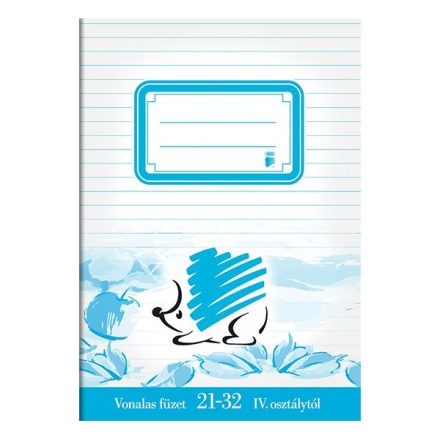 Füzet vonalas ICO Süni A/5 21-32 4-8.osztályos