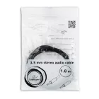 Gembird Jack Stereo 3,5mm M/M audio cable 1,8m Black