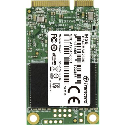 Transcend 128GB mSATA SSD230S