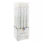 Konfetti ágyú JUNIOR 60 cm csillag mintás