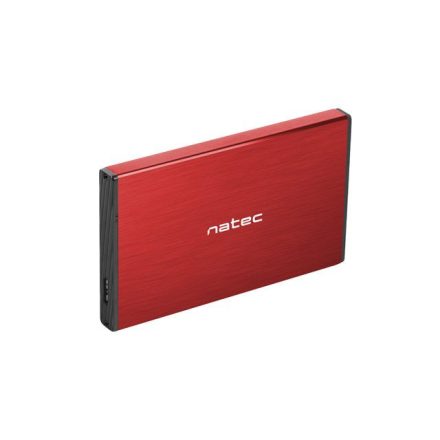 natec Rhino Go External HDD Enclosure Red