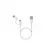 Xiaomi Mi 2 in 1 USB cable microUSB/USB Type-C 0,3m White