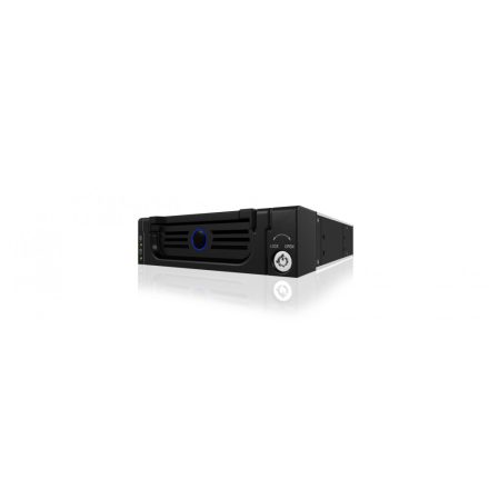 Raidsonic IcyBox IB-138SK-B-II Aluminium mobile rack for SATA HDDs Black