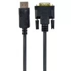 Gembird CC-DPM-DVIM-6 DisplayPort to DVI-D (Dual Link) (24+1) adapter cable 1,8m Black