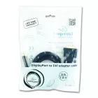 Gembird CC-DPM-DVIM-6 DisplayPort to DVI-D (Dual Link) (24+1) adapter cable 1,8m Black