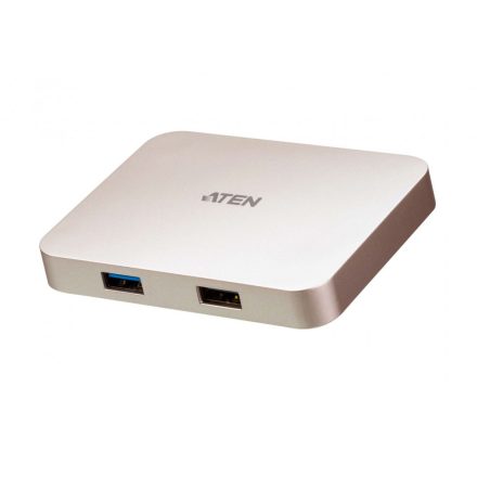 ATEN UH3235 USB-C 4K Ultra Mini Dock with Power Pass-through