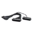 Gembird CC-PSU24-01 Dual 24-pin internal PC power extension cable 0,3m Black