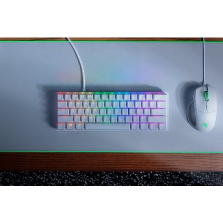 Razer Huntsman Mini Mercury Edition (Purple Switch) White US