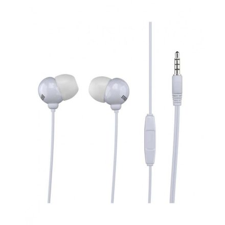 Maxell Plugz + mic Earphone White