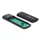 DeLock External USB Type-C > M.2 NVMe PCIe or SATA SSD