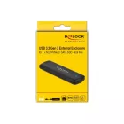 DeLock External USB Type-C > M.2 NVMe PCIe or SATA SSD