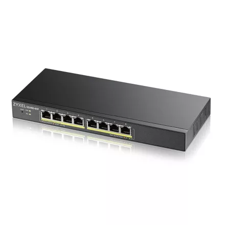 ZyXEL GS1900-8HP 8x1000Mbps Smart Menedzselhető PoE Switch