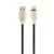 Gembird CC-USB2R-AMLM-2M-R Premium rubber 8-pin charging and data cable 2 m Black