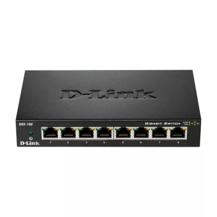 D-Link DGS‑108GL 8‑Port Gigabit Unmanaged Desktop Switch