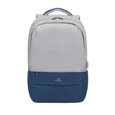 RivaCase 7567 Anti-theft Laptop backpack 17.3" / 6  Grey/Dark blue