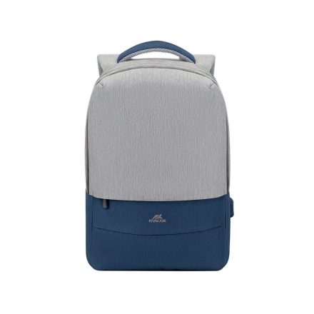 RivaCase 7562 Anti-theft Laptop backpack 15.6" / 6  Grey/Dark blue